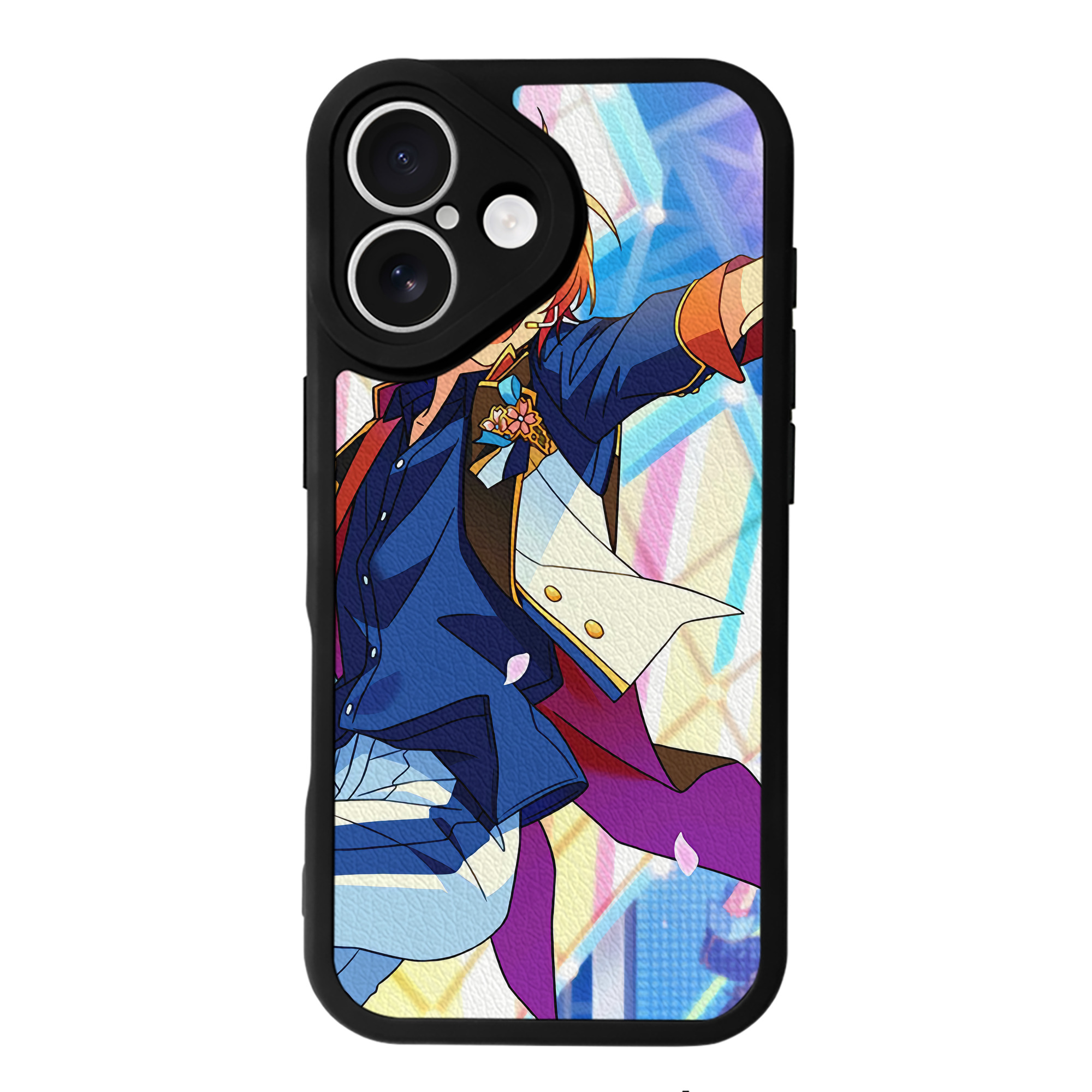 （画像用） あんさんぶるスターズ! Ensemble Stars 【iPhone 16シリーズ対応】シリコンスマホケース（レザー調） 材質：シリコン